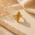 Bague Coquillage Doré