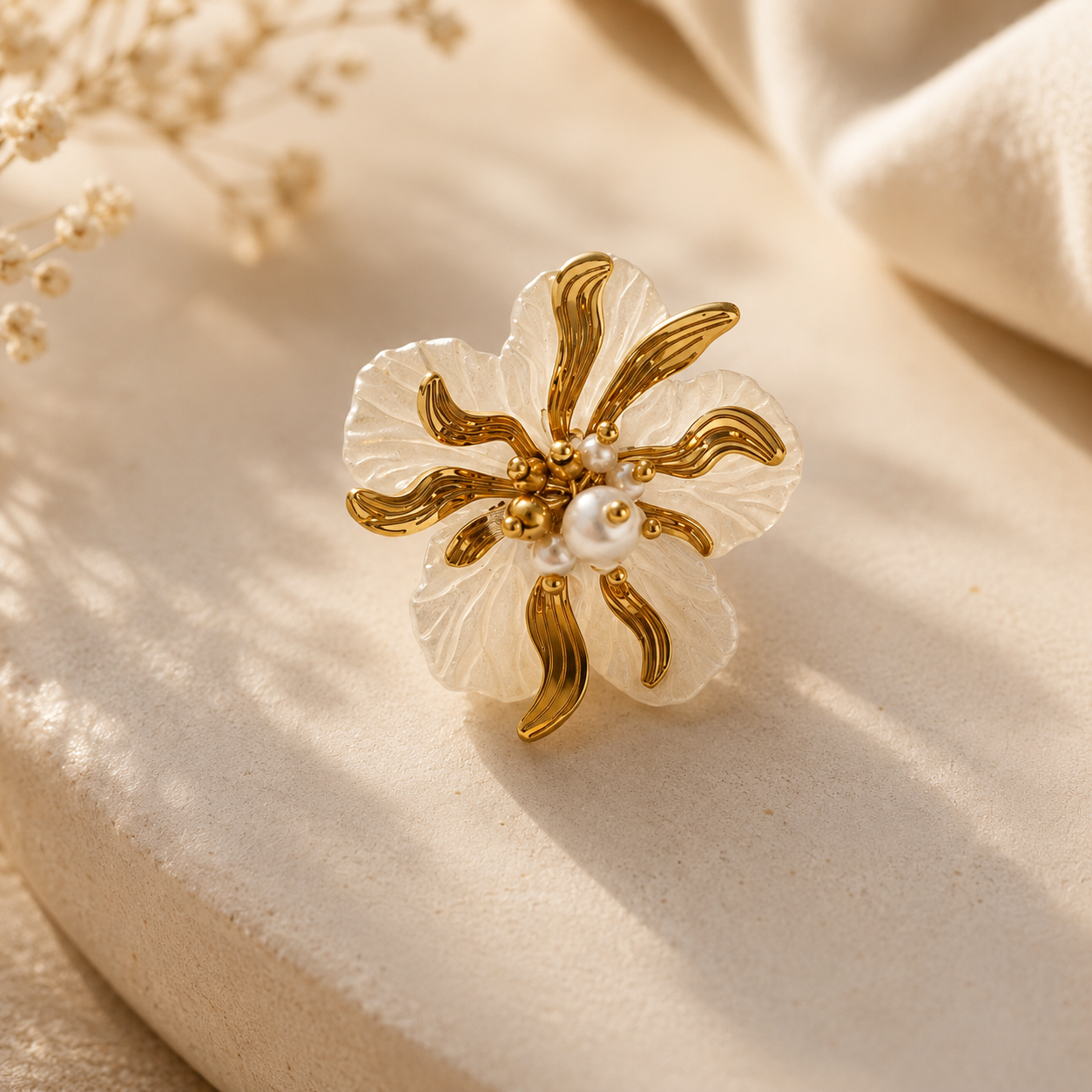 Bague Fleur de Lagon
