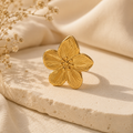 Bague Fleur d'Or Tropicale