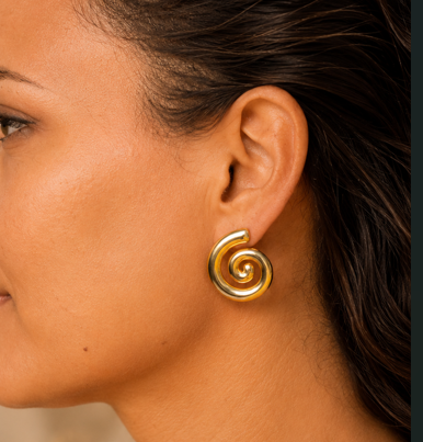 Boucles d'oreilles Vagues du Lagon