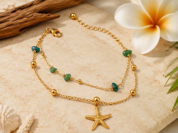 Bracelet de cheville Étoile des Rivages