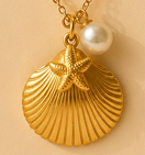 Collier Coquillage des Îles