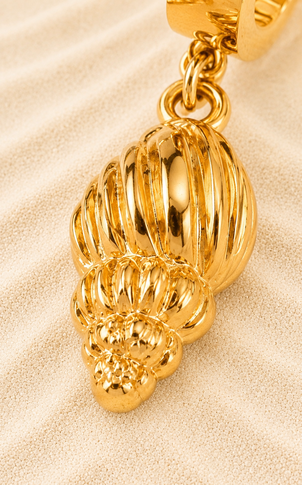 Boucles d'oreilles Coquillages d'Or