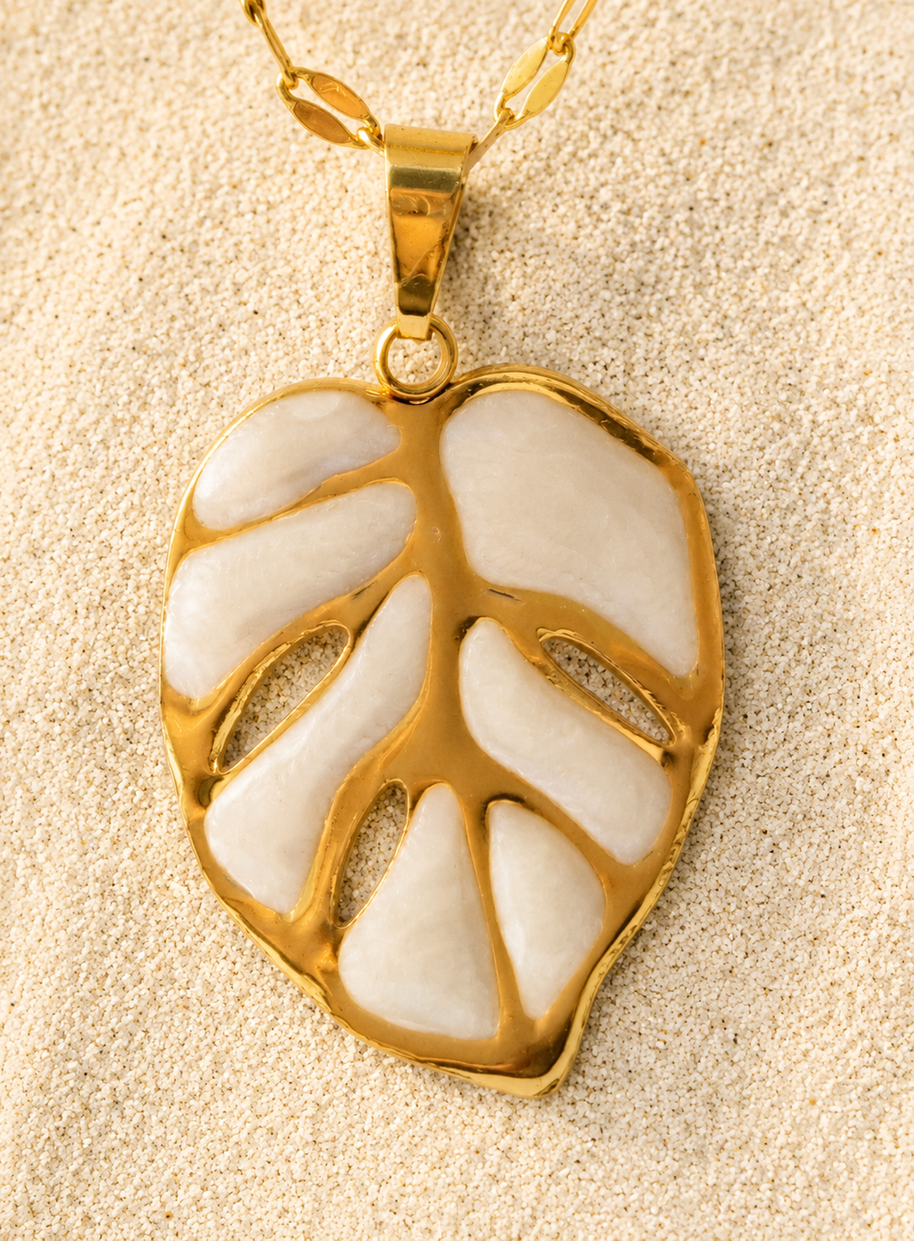 Collier Feuilles du Lagon
